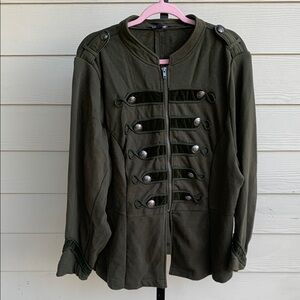 Torrid Military Style Olive Green Jacket plus size 4X